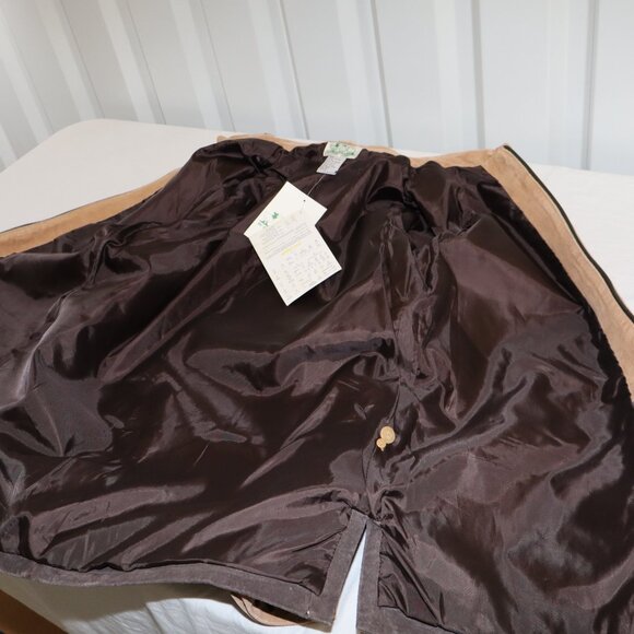 Quacker Factory Women's Safar Suede Full Zip Jacket Size Med NWT Giraffe Tiger - Picture 3 of 10
